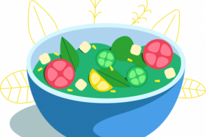 Тарелка с Салатом