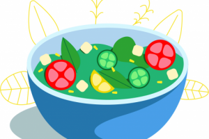 Тарелка с Салатом