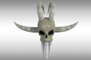 Игровой ассет Череп монстра