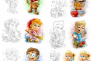 Персонажи карточной игры