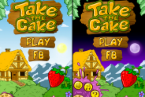 Меню для игры "Take The Cake"