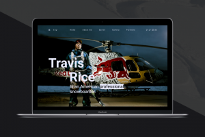 "Travis Rice" - redesign