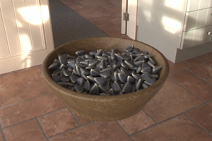 тарелка семечек