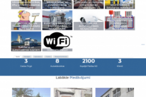 Создание каталога и дизайна сайта недвижемости rcpf.lv