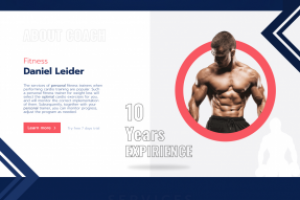 Лендинг для Фитнесс компании LA FINESS