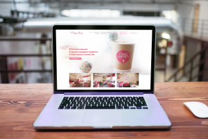 Вёрстка сайта кондитерских изделий