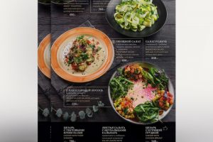Разработка меню для кафе