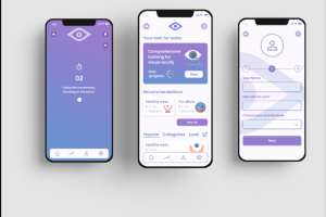 Мобильное приложение тренажер для глаз