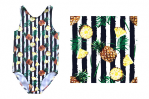 Детский купальник Ананасы