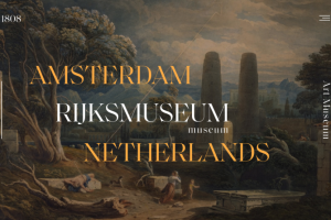 Сайт для музея "Рейксмюзеум" в Амстердаме