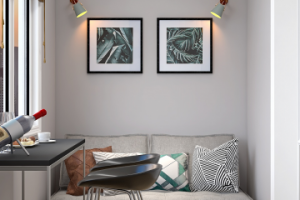 Зона отдыха на лоджии