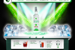 Сайт водочного брэнда Русский Изумруд