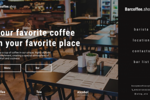 landing page coffeebar