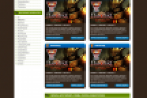 Дизайн для игрового портала