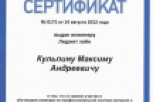 Сертификат Parsec