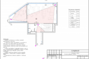 Чертеж из проекта системы видеонаблюдения квартиры