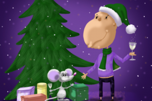 Иллюстрация на тему "Здравствуй Новый Год"