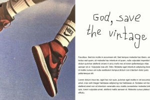 Прототип интернет-магазина винтажных кроссовок