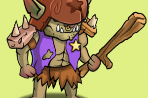 Орк в шлеме