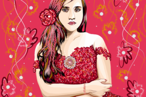 2D цифровой портрет по фотографии