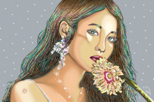 2D цифровой портрет по фотографии