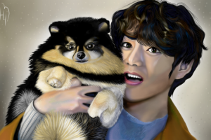 2D цифровой портрет по фотографии