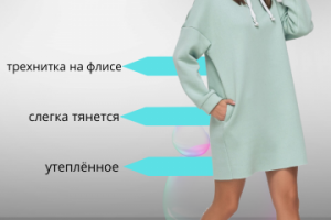 карточка для модного платья