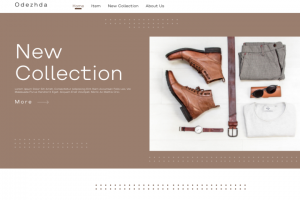 дизайн сайта магазина одежда