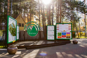 Инфо стенд парка Елочки