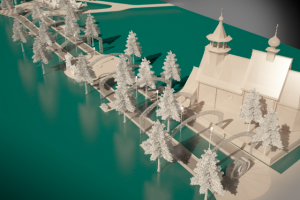 Концепт Аллеи невест в парке Елочки