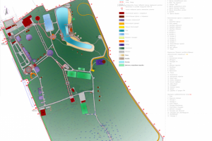 Генплан парка Елочки в Домодедово