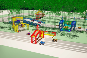 Городок Гаи в парке Елочки