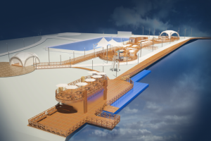 Проект пляжной зоны Домодедово