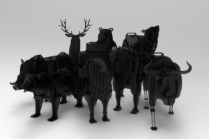 Мангалы в виде животных