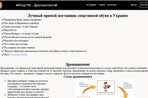 Сайт для работы по дропшиппингу