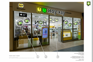 Презентация новогоднего оформления сети "Ноу-Хау"