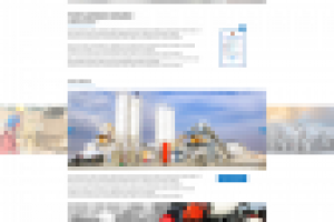 Дизайн сайта "Производство бетона"