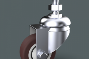 Колесо опорное на штыре