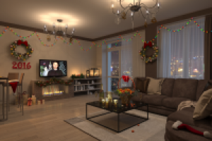 Гостиная вечер