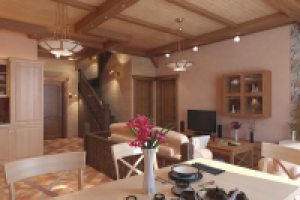 гостинная в доме