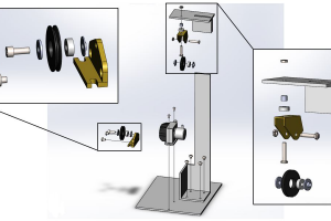 Деталировка и сборка измерительной стойки