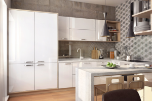 визуализация кухонного интерьера