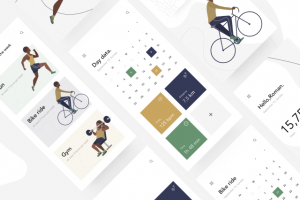 Fitness app all screens