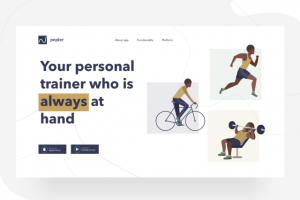landing page for mobile apps pepler