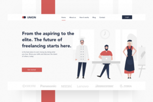 Website search for performers and customers