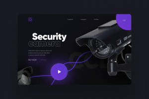Дизайн сайта для магазина камер наблюдения