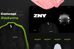 Дизайн интернет-магазина ZNY