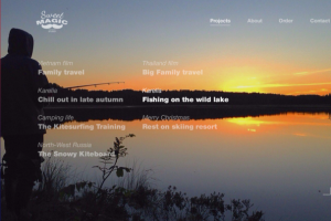 Сайт студии видеозаписи и видеомонтажа