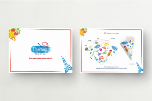 Брендбук французского бистро Пантюр