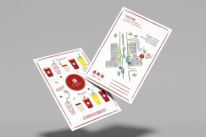 Листовка для кофейни Сохо